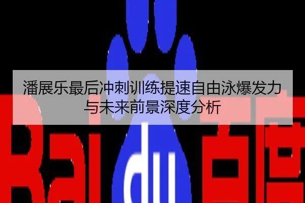 潘展乐最后冲刺训练提速自由泳爆发力与未来前景深度分析
