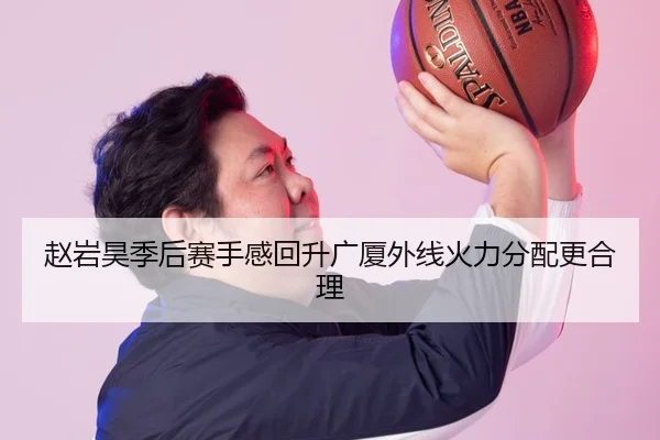 赵岩昊季后赛手感回升广厦外线火力分配更合理